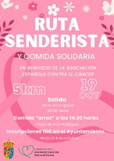 RUTA SENDERISTA Y COMIDA SOLIDARIA