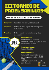 III TORNEO DE PADEL SAN LUIS